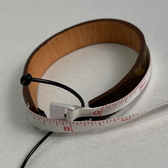 Louis Vuitton Monogram Canvas Slide Bracelet Vachetta leather - Picture 10 of 10